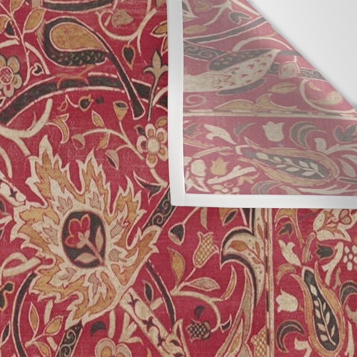 William Morris Bullerswood Red Paprika Gold Vintage Pattern Wall Tapestry Gallery Image 3