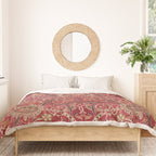William Morris Bullerswood Red Paprika Gold Vintage Pattern Duvet Cover Gallery Image 3