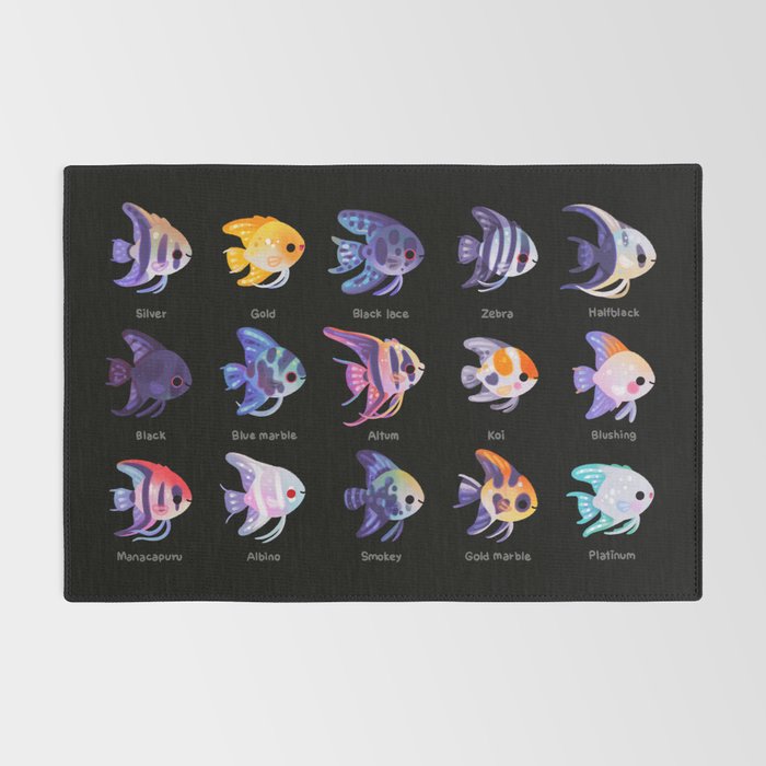 Angelfish! (freshwater) Rug Gallery Image 2
