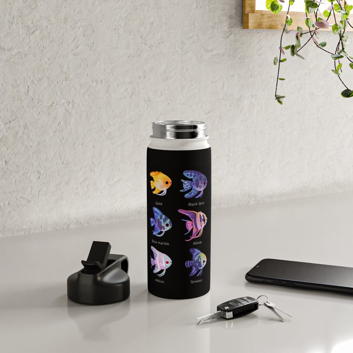 Angelfish! (freshwater) Water Bottle Gallery Image 4