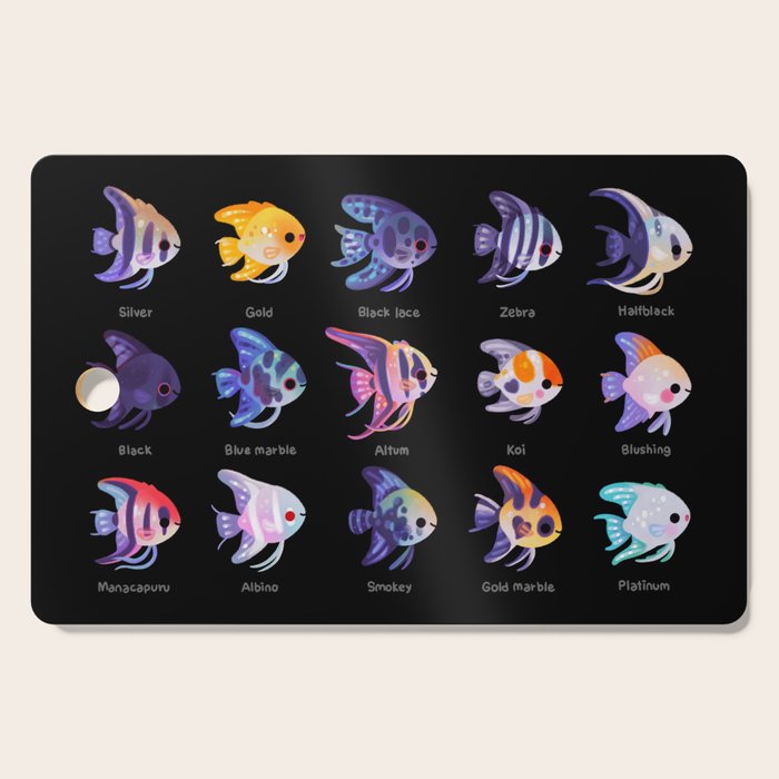 Angelfish! (freshwater) Cutting Board Gallery Image 1
