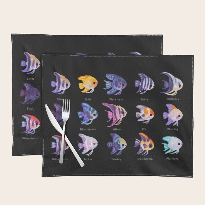 Angelfish! (freshwater) Placemat Gallery Image 1