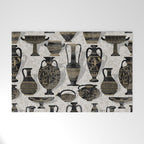 Antique pottery warm black Welcome Mat Gallery Image 1