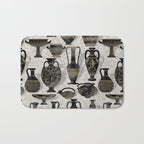 Antique pottery warm black Bath Mat Gallery Image 1