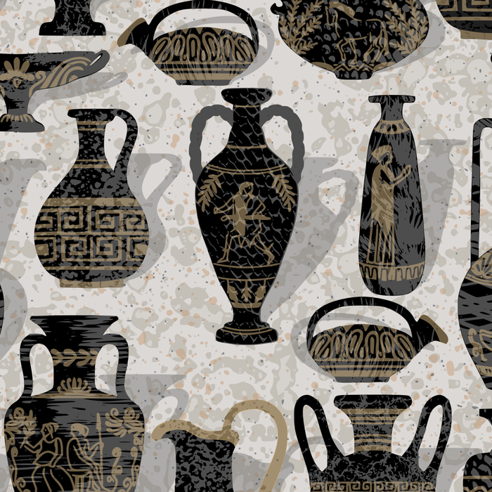 Antique pottery warm black Coffee Mug Gallery Image 2