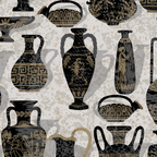 Antique pottery warm black Coffee Mug Gallery Image 2
