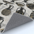 Antique pottery warm black Rug Gallery Image 4