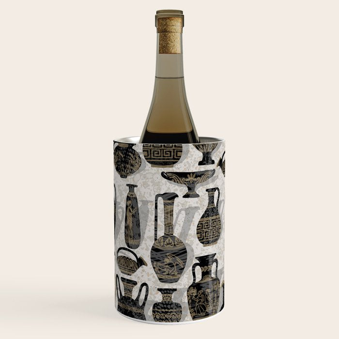Antique pottery warm black Wine Chiller Gallery Image 2