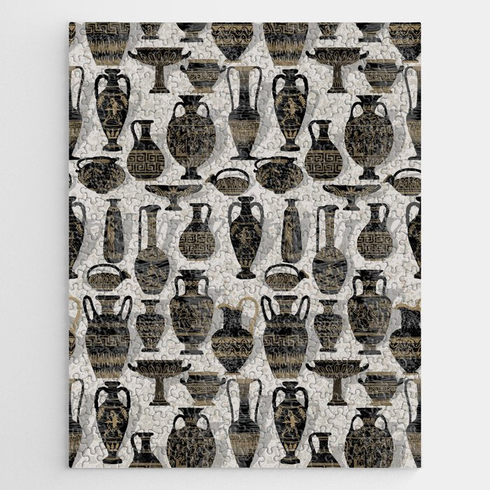 Antique pottery warm black Jigsaw Puzzle Gallery Image 1