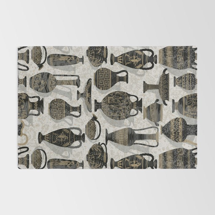 Antique pottery warm black Rug Gallery Image 2