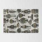 Antique pottery warm black Rug Gallery Image 2