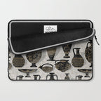 Antique pottery warm black Laptop Sleeve Gallery Image 2
