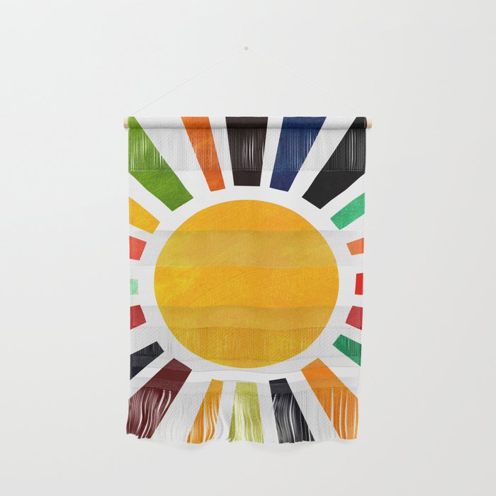 Sun Retro Art Wall Hanging Gallery Image 1
