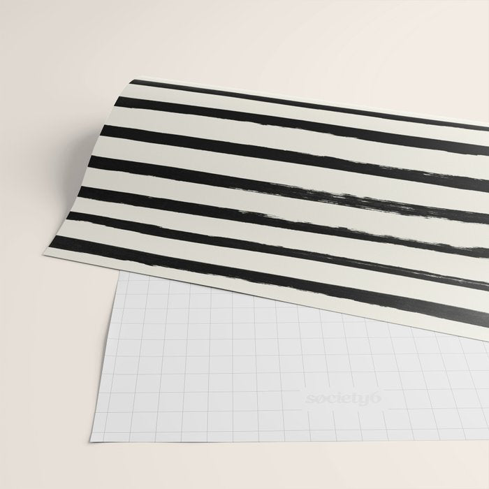 Sage Green x Stripes Wrapping Paper Gallery Image 2