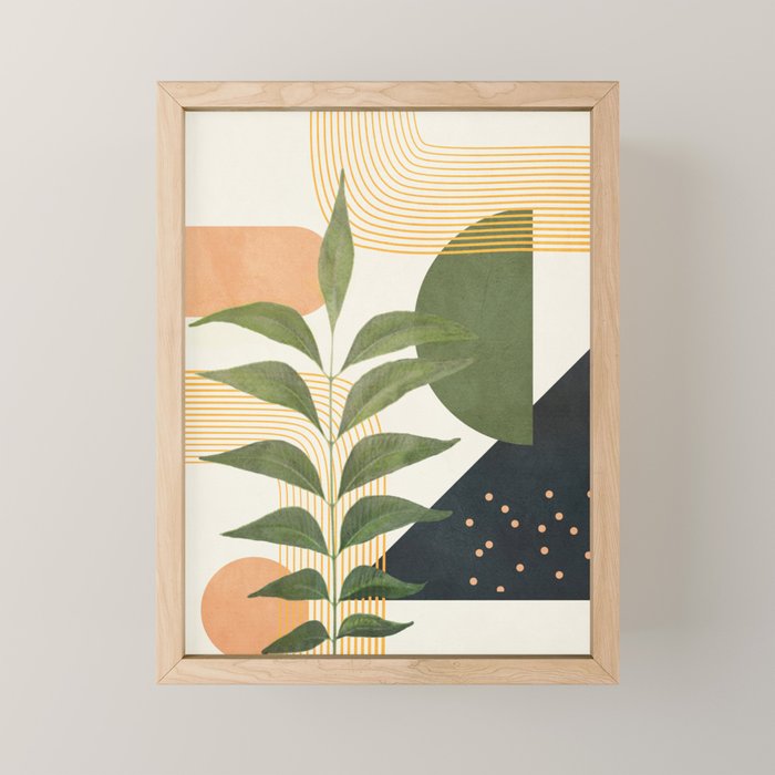 Branch Design 2 Mini Art Print Gallery Image 1