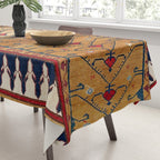 Azerbaijani Northwest Persian Carpet Print Tablecloth Gallery Image 3