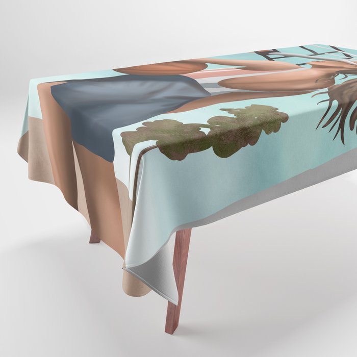 Hoops and Sunshine Tablecloth Gallery Image 1