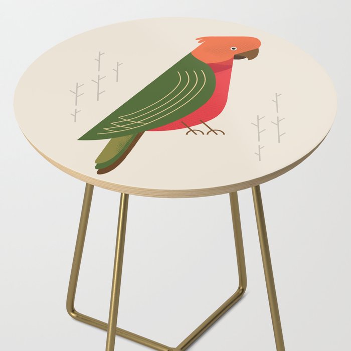 Australian King Parrot, Bird of Australia Side Table Gallery Image 2