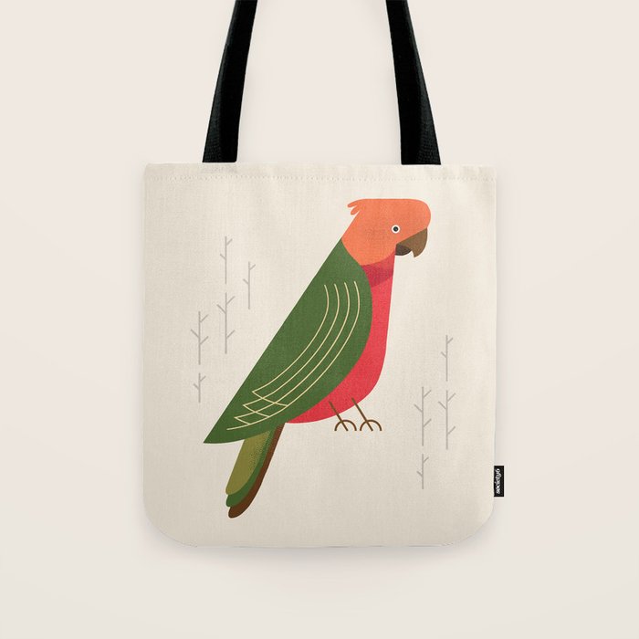 Australian King Parrot, Bird of Australia Tote Bag Gallery Image 1