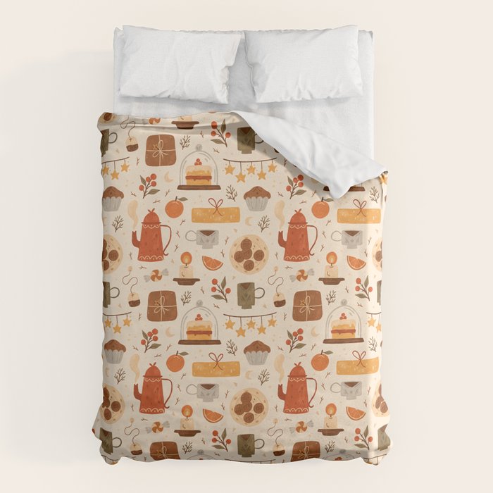 Festive Tea Time Duvet Cover Gallery Image 6
