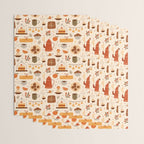 Festive Tea Time Wrapping Paper Gallery Image 3