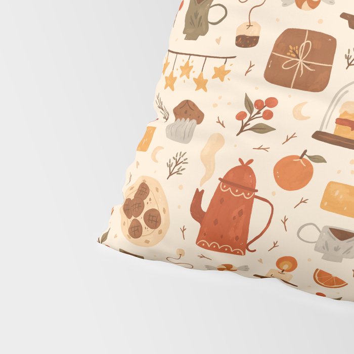 Festive Tea Time Pillow Sham Gallery Image 4