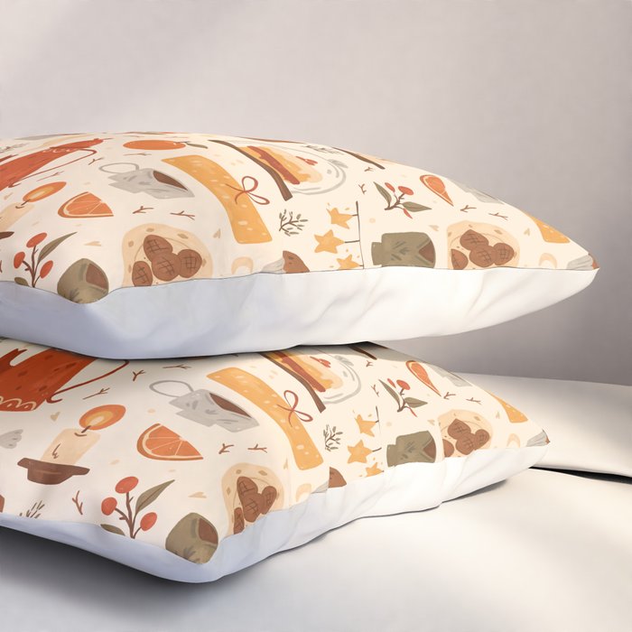 Festive Tea Time Pillow Sham Gallery Image 3