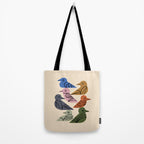 Painted Birds Tote Bag Gallery Image 2