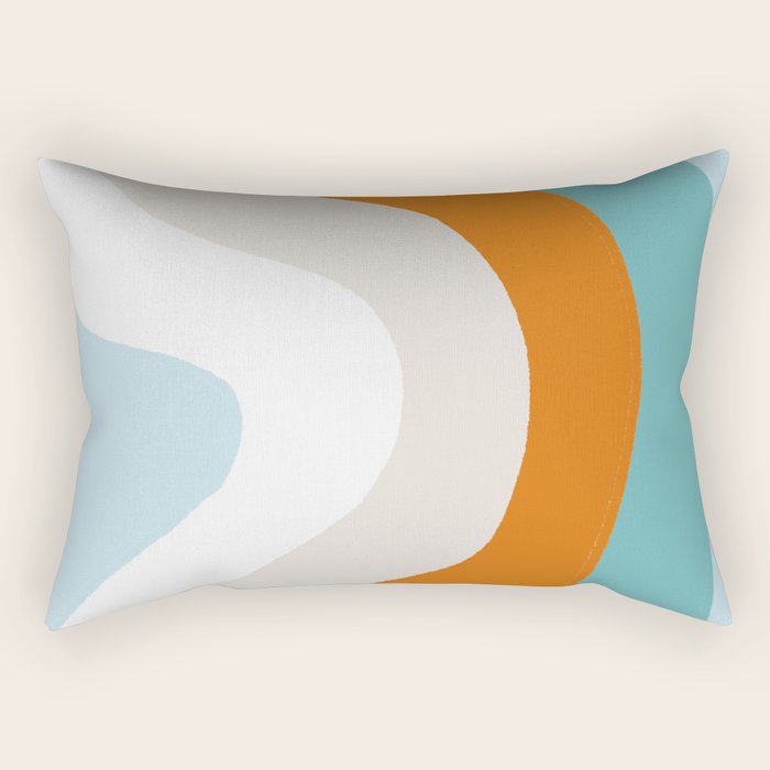 moab, teal & orange Rectangular Pillow Gallery Image 2