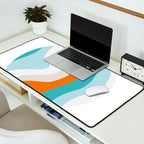 moab, teal & orange Desk Mat Gallery Image 2