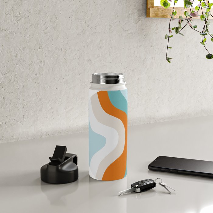 moab, teal & orange Water Bottle Gallery Image 4