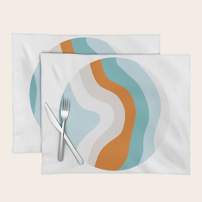 moab, teal & orange Placemat Gallery Image 1