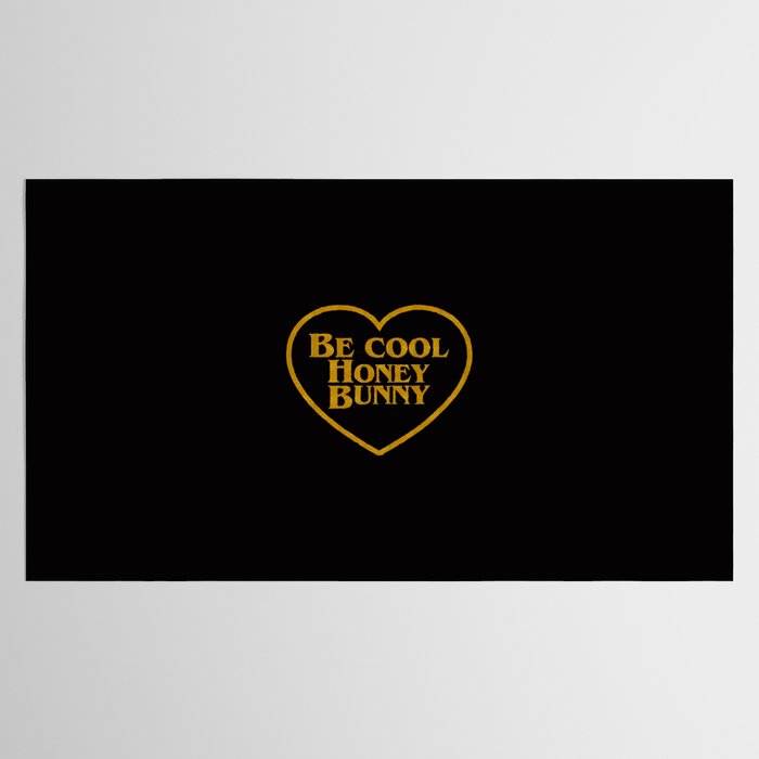 Be Cool Honey Bunny Funny Saying Tablecloth Gallery Image 2