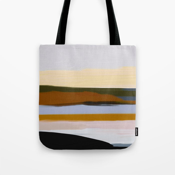 Abstract Silence Triptych 1 Tote Bag Gallery Image 1