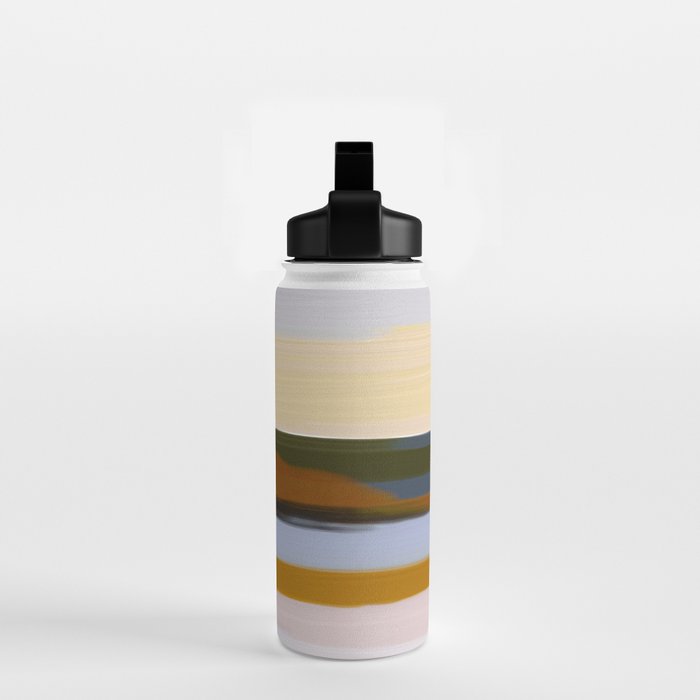 Abstract Silence Triptych 1 Water Bottle Gallery Image 2