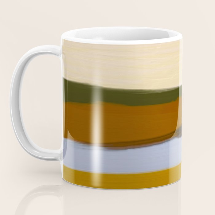 Abstract Silence Triptych 1 Coffee Mug Gallery Image 3