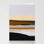 Abstract Silence Triptych 1 Stationery Card Gallery Image 2