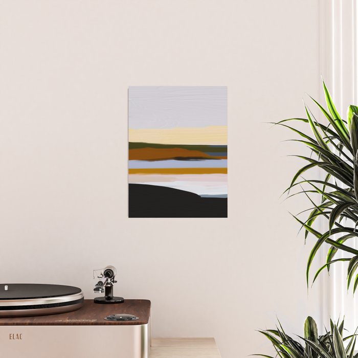 Abstract Silence Triptych 1 Poster Gallery Image 2