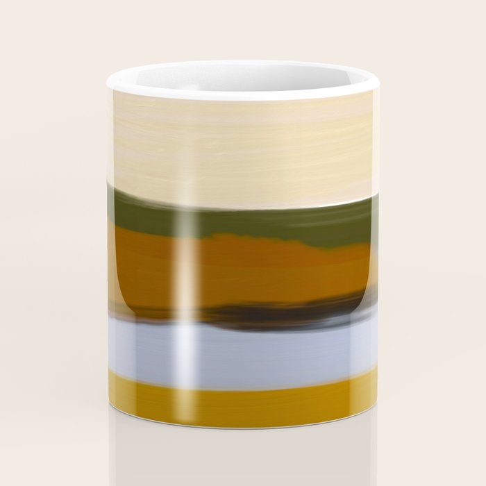 Abstract Silence Triptych 1 Coffee Mug Gallery Image 4