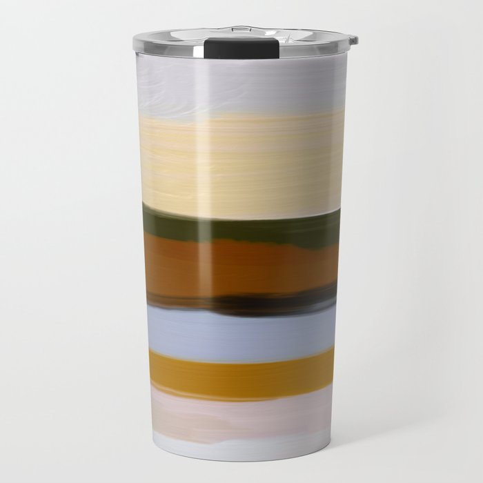 Abstract Silence Triptych 1 Travel Mug Gallery Image 1