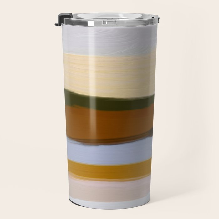 Abstract Silence Triptych 1 Travel Mug Gallery Image 3