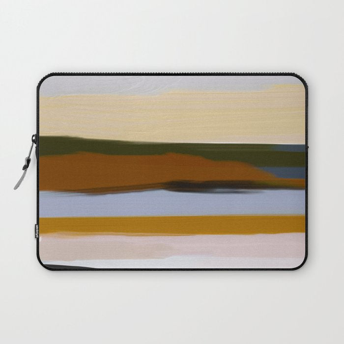 Abstract Silence Triptych 1 Laptop Sleeve Gallery Image 1
