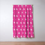 Peace and Love (pink edition) Window Curtain Gallery Image 3