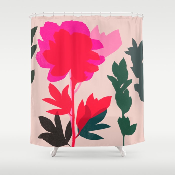 peony 5 Shower Curtain Gallery Image 1