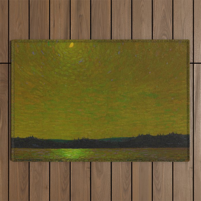 Tom Thomson Moonlight Canadian Landscape Artist Outdoor Rug Gallery Image 1