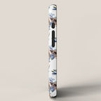 Floral Moose - Blue Flowers iPhone Case Gallery Image 2