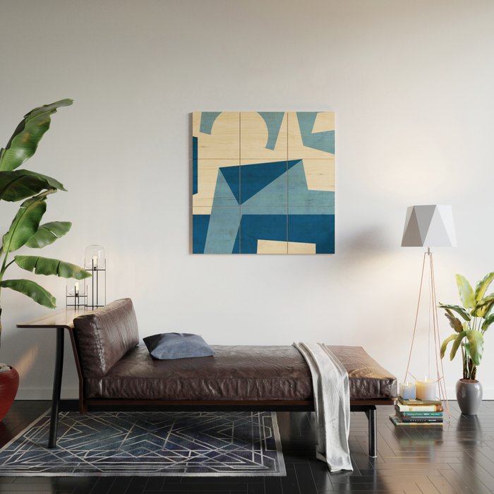 Modern Abstract Art 25 Wood Wall Art Gallery Image 2
