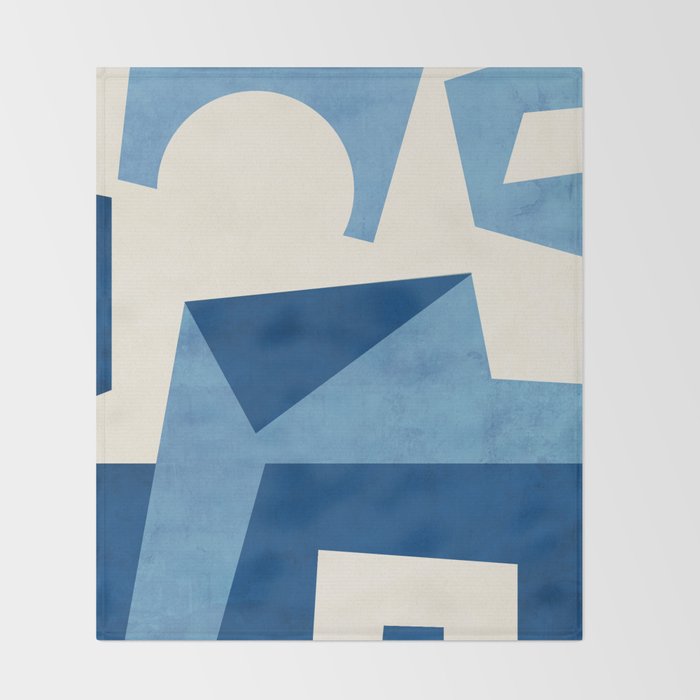 Modern Abstract Art 25 Throw Blanket Gallery Image 2