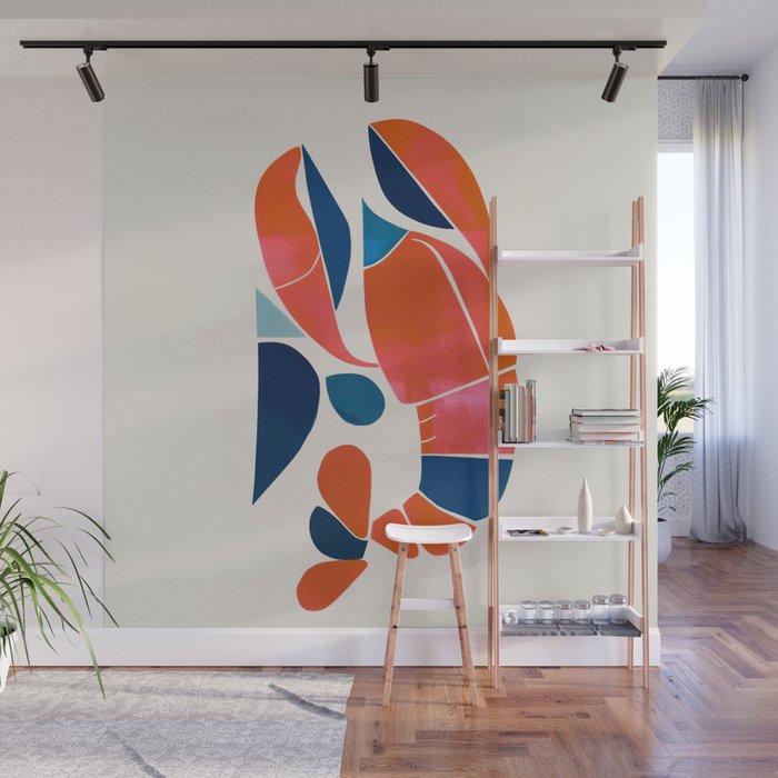 Shell Geometry Wall Mural Gallery Image 1