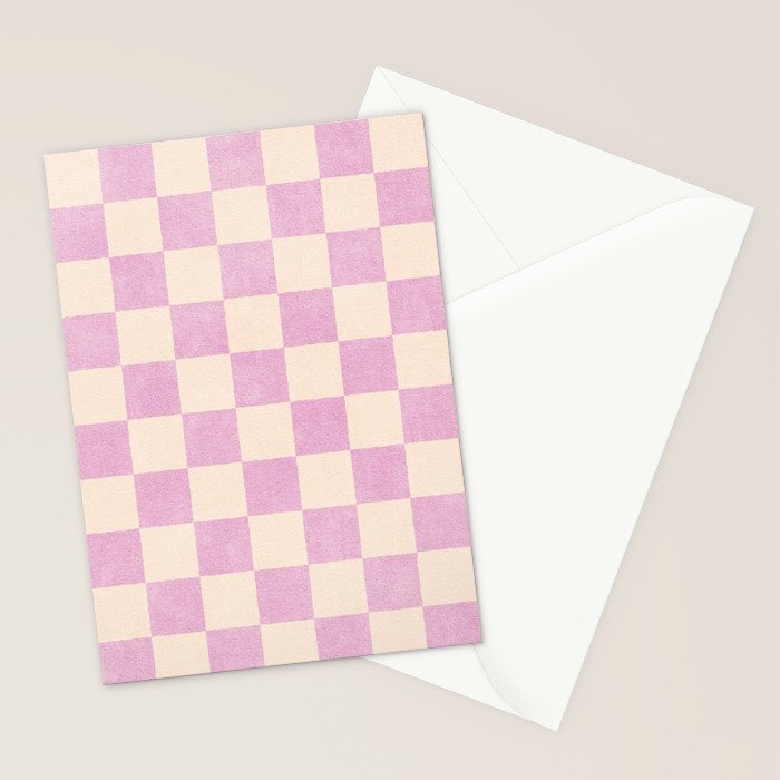 CHECKER - 001 - Rose Quartz Stationery Card Gallery Image 2